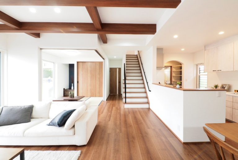 居心地を愉しむ、梁のあるsumai