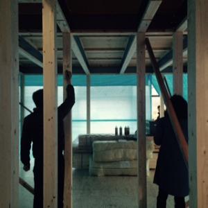 上棟からの逆見学会！