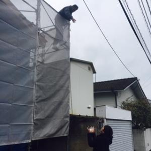 控えめに上棟式。