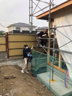 棟上げの記念日。