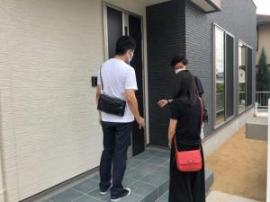 夏のお引渡し。