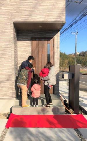 快晴の中のお引渡し