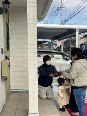 屋山でお引渡し
